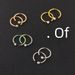 e-commerce source human body puncture C- shaped stainless steel rhinestone nose ring diamond nose nail false nose ring jewelry_ipsvogv.com