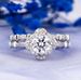 Sanjie 2025 New With Diamond And Zircon Jewelry, Ms. Mo Sangshi Handheld Flower Pair Ring_ipsvogv.com