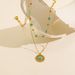 INS Style Handmade Chain Tianhe Stone Necklace With Stacked Stainless And Titanium Steel Popular Accessories_ipsvogv.com