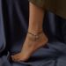 New Bohemian Minimalist Black Line Alloy Turtle And Starfish Ankle Chains_ipsvogv.com