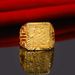 Powerful Copper Plated True Dragon Head Open Male Vietnamese Sand Gold Men's Pattern Ring_ipsvogv.com