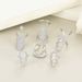 Trendy geometric diamond embellished open nail ring for women's ins niche design, elegant and exquisite nail ring_ipsvogv.com