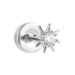 Women’s Jewelry Set Fashion Stainless Steel Piercing Single Ear Niche Versatile Zircon Ear Bone Nail Straight Rod Screw Ear Jewelry_ipsvogv.com
