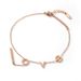 Titanium Steel LOVE Bracelets Feet Chains For Women's Fashion, Simplicity, Personality, Quality, Temperament, Japanese_ipsvogv.com