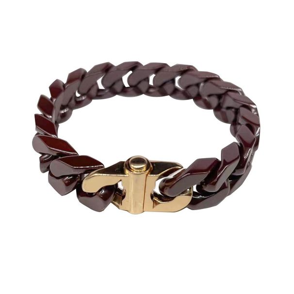 Cuban Chain Hip-Hop Style Ceramic String Jewelry Men's Bracelet Fashion Accessories Lightweight_ipsvogv.com