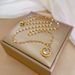 Titanium Steel 【 】 Light Luxury Planet Charm Micro Inlaid Diamond Necklace Women's Exquisite Style Ins Internet 【 】_ipsvogv.com