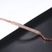 Unisex hot selling jewelry Korean simple style bracelet Micro inlaid zircon rose gold plated jewelry_ipsvogv.com