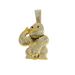 Hip Hop Full Diamond 3D Ape Pendant, Unisex Necklace, Hip-hop Trendy Design Accessory_ipsvogv.com