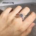 Cao Shi's Classic Six Claw Simple And Elegant Twisted Arm Snowflake Zircon Ring, Wedding Accessories For Women_ipsvogv.com