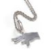 Chain Necklaces Hip Hop Gesture Pendant Necklace Men's Rap Trend Copper Inlaid Zircon Retro Design Gold Necklace Accessories_ipsvogv.com