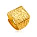 Powerful Copper Plated True Dragon Head Open Male Vietnamese Sand Gold Men's Pattern Ring_ipsvogv.com