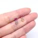 Gaibei European and American cross-border heart-shaped nose nail ear bone nail three-piece heart stud earrings stainless steel nose ring body piercing_ipsvogv.com