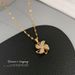 Rotating 【 】 Windmill Thread Empty Light Luxury Charm Gorgeous Full Diamond Necklace Women's Versatile Clavicle Chain 【 】_ipsvogv.com