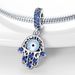 Women's Jewelry Magic Eye Series Blue Eye Tima White Copper Plated Silver Beads_ipsvogv.com