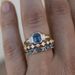 Sanjie 2025 New Ins Three Piece Ring Set Alloy Inlaid Zircon Handmade Charm Fashion Accessories For Women_ipsvogv.com