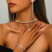 Women’s Jewelry Set Fashion Full Diamond Earrings And Rings High End Fashion Zircon Necklace Bracelet Set Wholesale Jewelry New Style_ipsvogv.com