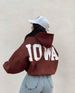 Women's Clothing popular velvet loose long sleeved hooded printed short sweatshirt for women_ipsvogv.com