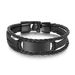 Men's Jewelry Simple And Versatile Multi Layer Braided Bracelet Men's Personality Hip Hop Smooth Engraved Bracelet Accessories_ipsvogv.com
