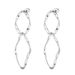 Cao Shi's cool style design is fashionable personalized. Earrings with irregular metallic texture and wavy curves. Long_ipsvogv.com