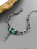 Titanium Steel Black Diamond Star Winding Men, Niche Ins, Simple Bracelet For Women, Versatile, Personalized, High-end_ipsvogv.com