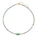 Women's Jewelry French Retro Niche Design Colorful Natural Stone Rice Beads Beaded Necklace Bohemian Style Fashion Clavicle Chain_ipsvogv.com