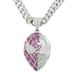 Hip hop exaggerated full diamond three-dimensional mask pendant Cuban necklace trendy and domineering collarbone neck_ipsvogv.com