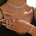 Trendy Jewelry Tianzi Necklace Earrings Bracelet Ring For Women Versatile Dress Accessories_ipsvogv.com