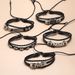 Men's Jewelry Punk Jewelry Personalized Beaded Multi Layer Leather Bracelet Diy 5 Piece Combination Bracelet Jewelry_ipsvogv.com