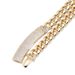 Popular Hip Hop Jewelry Zircon Necklace 12mm Smooth Cuban Chain Men's Necklace_ipsvogv.com