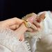 Zircon Oval Pigeon Egg Style Versatile For Women, Antique Ring, Light Luxury, High-end Feel, Hand Decoration, Opening_ipsvogv.com