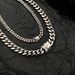 Three Dimensional Cutting Cuban Link Chain Hip Hop Choker Cuban Clavicle Chain Male And Female Neck Necklace_ipsvogv.com