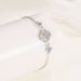 Four Leaf Clover Women's Diamond Studded Windmill Spinning, Lucky And Brilliant Bracelet, Pulsating Heart_ipsvogv.com