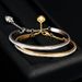 New European and American single row diamond set K gold titanium steel bracelet opening adjustable love bracelet for women gift_ipsvogv.com