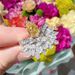 New Caibao Premium Yellow Zircon For Women With Open Mouth Ins Luxury Design Water Drop Shaped Full Diamond Internet Red_ipsvogv.com