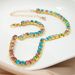 Rhinestone Tennis Collarbone Copper Necklace Fashion Street Hip-Hop Single Row Colorful Women's Bracelet Trend_ipsvogv.com