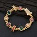 Men's Jewelry Hip Hop Colored Gemstone Bracelet Light Luxury High End Jewelry Men's Bracelet Accessories_ipsvogv.com