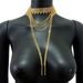 Luxury women's shiny crystal exaggerated personality irregular necklace full of diamonds multi layer tassel clavicle chain rhinestone necklace_ipsvogv.com