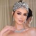 Bridal Headband Handmade Rhinestone Headband Super Shiny Wedding Party Performance Hair Crown Modeling Accessories_ipsvogv.com