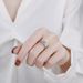 Six Claw Twisted Wall 1 Carat Silver Electroplated Mosang Stone Women's Ring Live Broadcast_ipsvogv.com