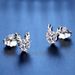 S Pure Silver Jewelry, One Deer Has You, Mosang Diamond Earrings, Female Japanese and Korean Fashion Set, Lover Gift_ipsvogv.com