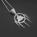Rap Singer Same Game King Millennium Wisdom Wheel Triangle Geometric Full Diamond Hip Hop Pendant Necklace_ipsvogv.com