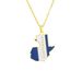 hot selling Guatemala map pendant necklace oil drop retro men and women stainless steel pendant accessories_ipsvogv.com