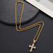 Hip hop Live New Versatile Diamond Cross Cuban Pendant Necklace_ipsvogv.com