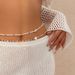 Ocean Wind Rice Shell Waist Female Sea Star Animal Bead Double Layer Body Chain_ipsvogv.com