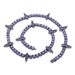 Hip Hop New 5mm Purple Zircon Inlaid Tennis Chain Black Panther Necklace Men's Necklace_ipsvogv.com