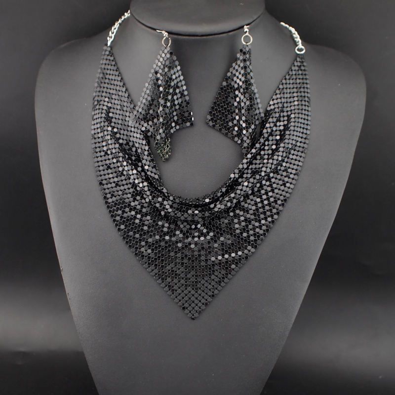 Simple Style Commute Solid Color Alloy Plating Gold Plated Women's Jewelry Set_ipsvogv.com