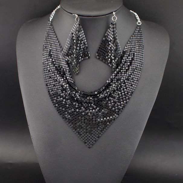 Simple Style Commute Solid Color Alloy Plating Gold Plated Women's Jewelry Set_ipsvogv.com