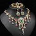 New personality temperament fashion exaggerated necklace four-piece jewelry set_ipsvogv.com