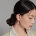 Double Hoop Earrings - Light Luxury Oversized Circle Studs (Minimalist Statement Jewelry Elegant Everyday Accessories)_ipsvogv.com