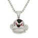 Hip hop full diamond three-dimensional monkey pendant necklace trendy, domineering, cool Cuban chain street dance_ipsvogv.com